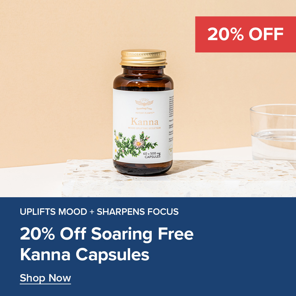 20% Off Soaring Free Kanna Capsules