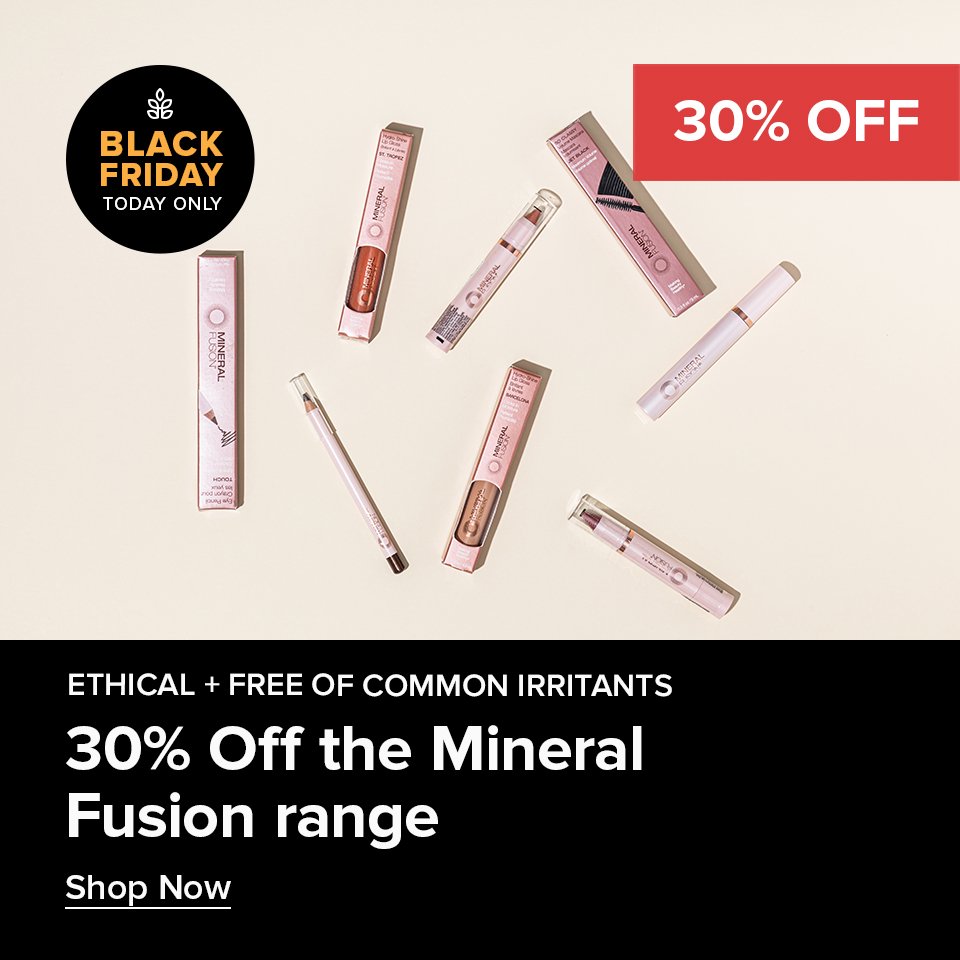30% Off the Mineral Fusion Range