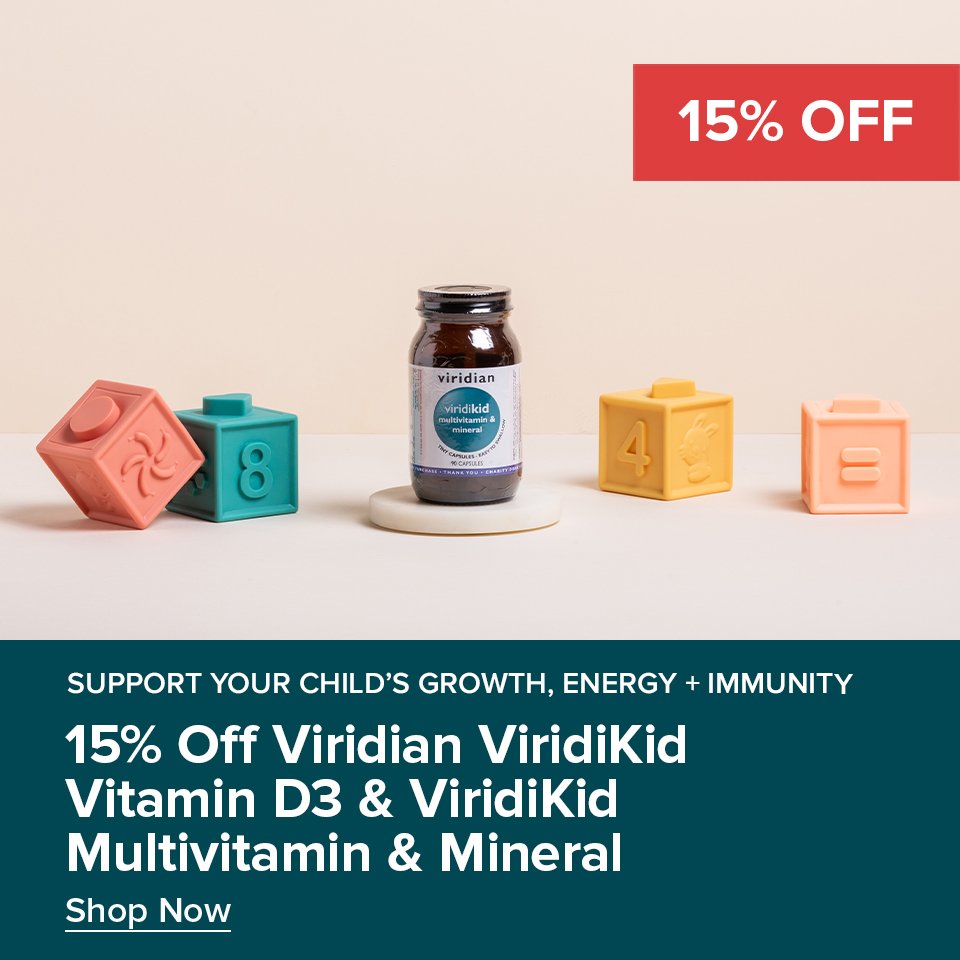 5% Off ViridiKid Vitamin D3 & ViridiKid Multivitamin & Mineral