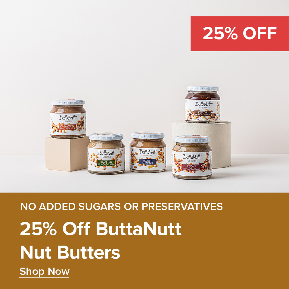 25% Off ButtaNutt Nut Butter Range
