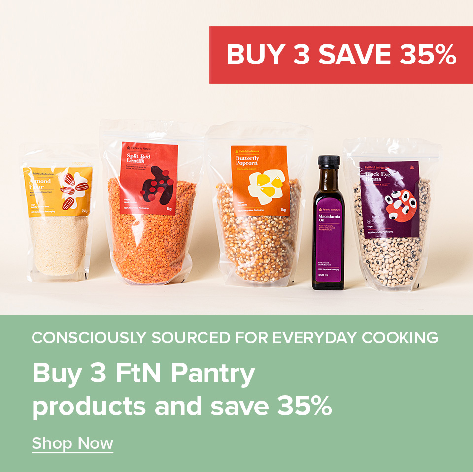 Buy 3 x FtN Pantry Items & Get 35% Off