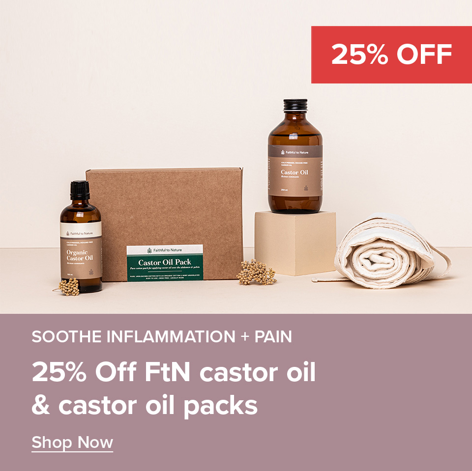 25% Off FtN Castor Oil & Packs