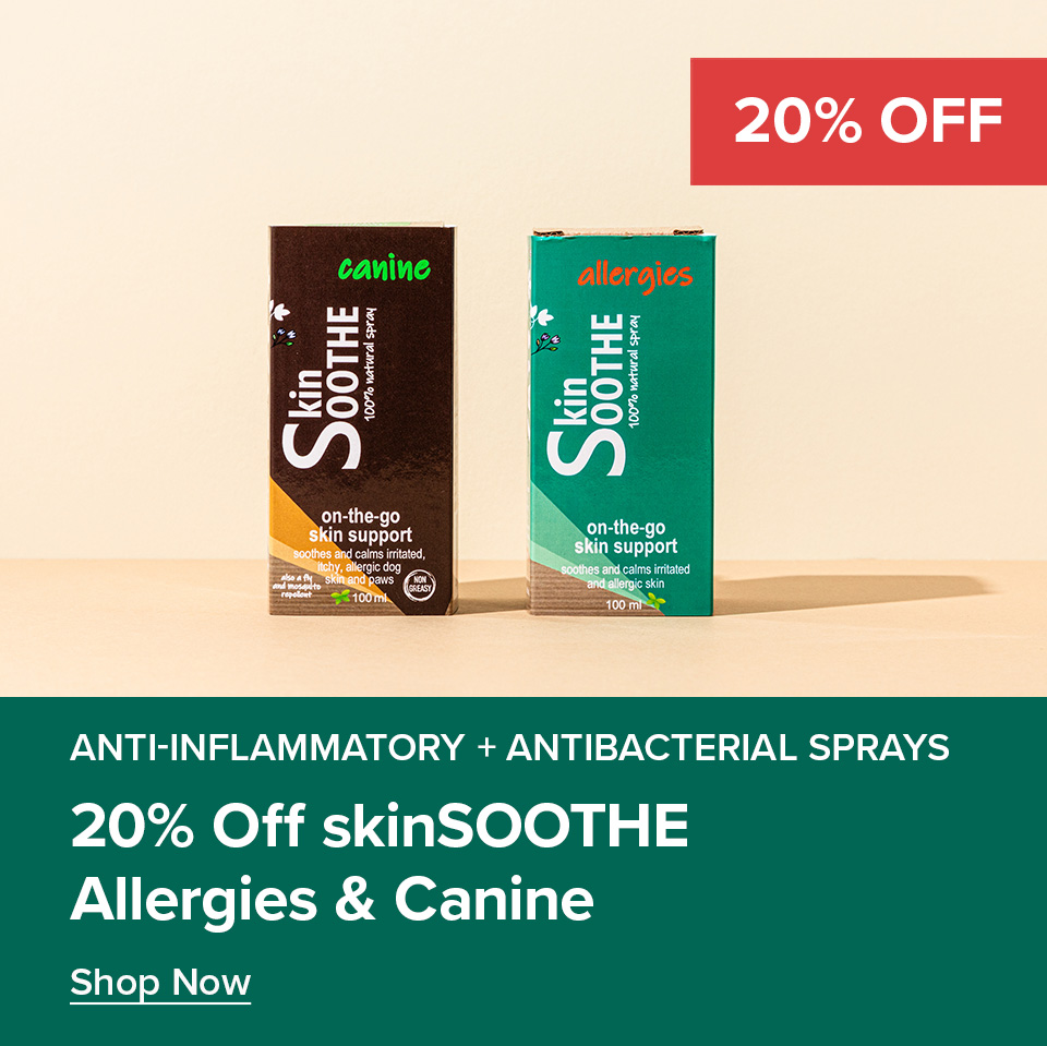 20% Off SkinSOOTHE Allergies & SkinSOOTHE Canine