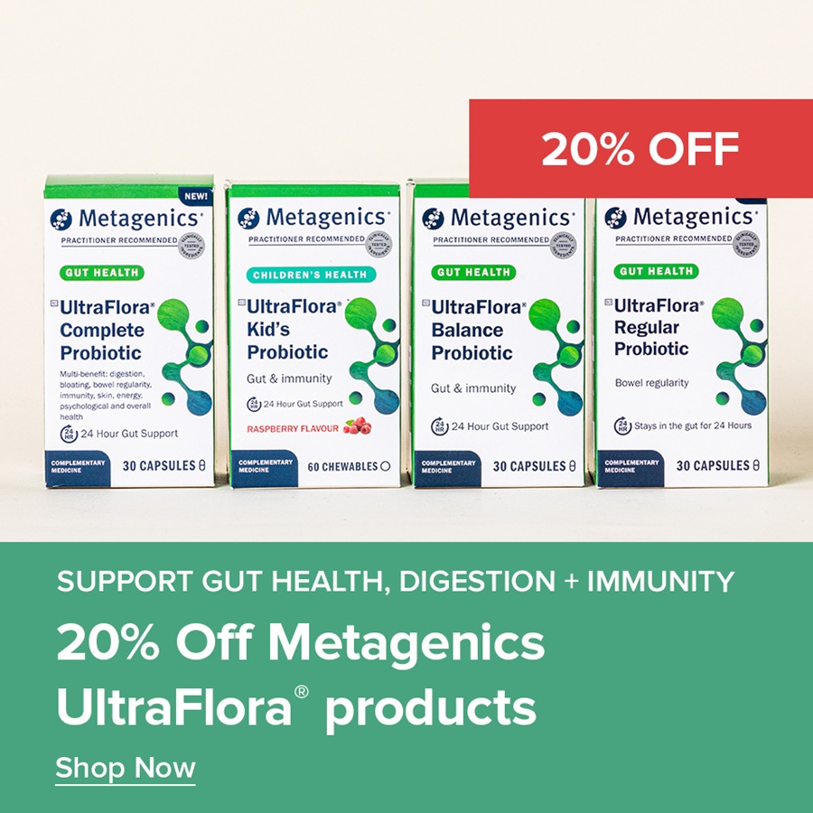 20% Off Metagenics UltraFlora Products
