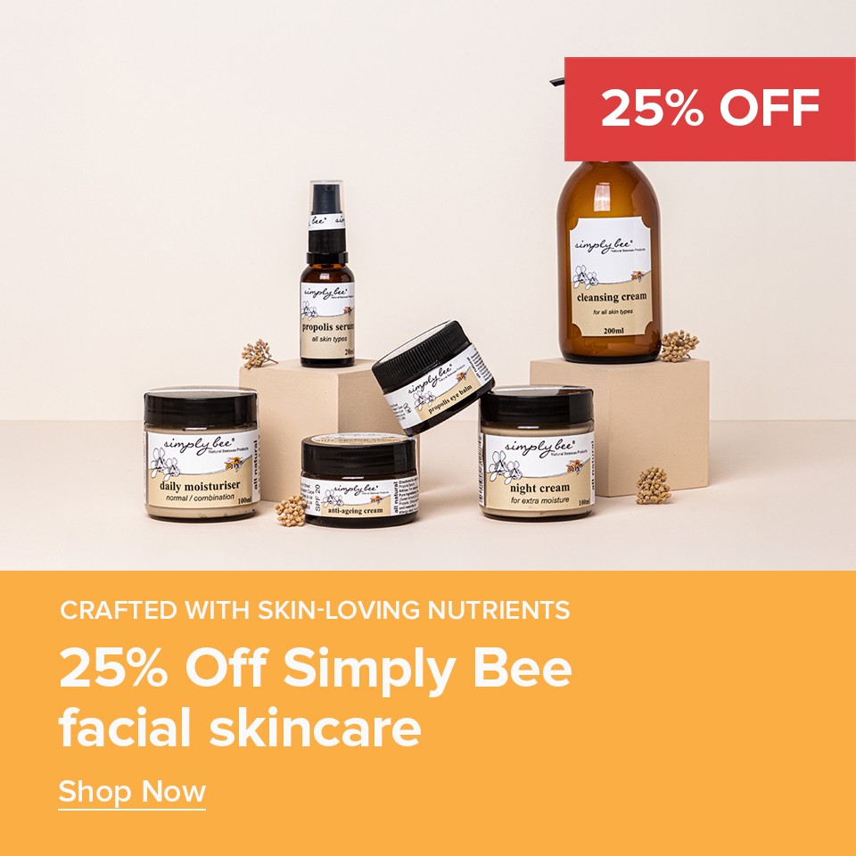 25% Off Simply Bee Facial Skincare