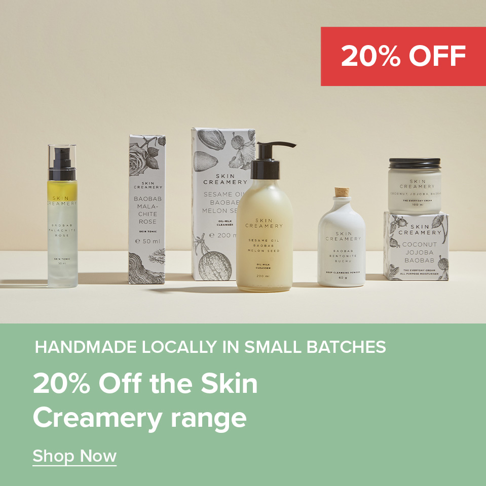 20% Off Skin Creamery Range