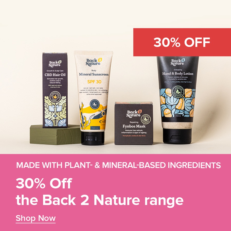 30% Off Back 2 Nature Range