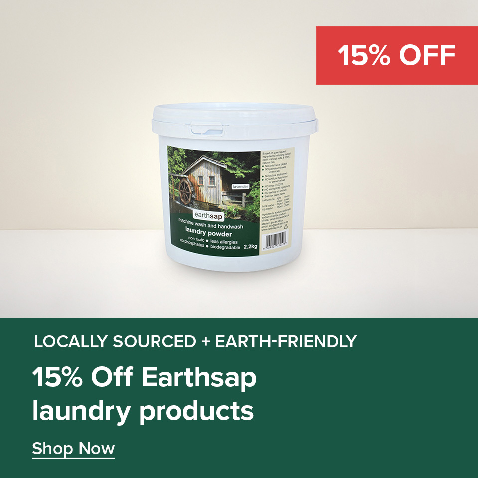 15% Off Earthsap Laundry Range