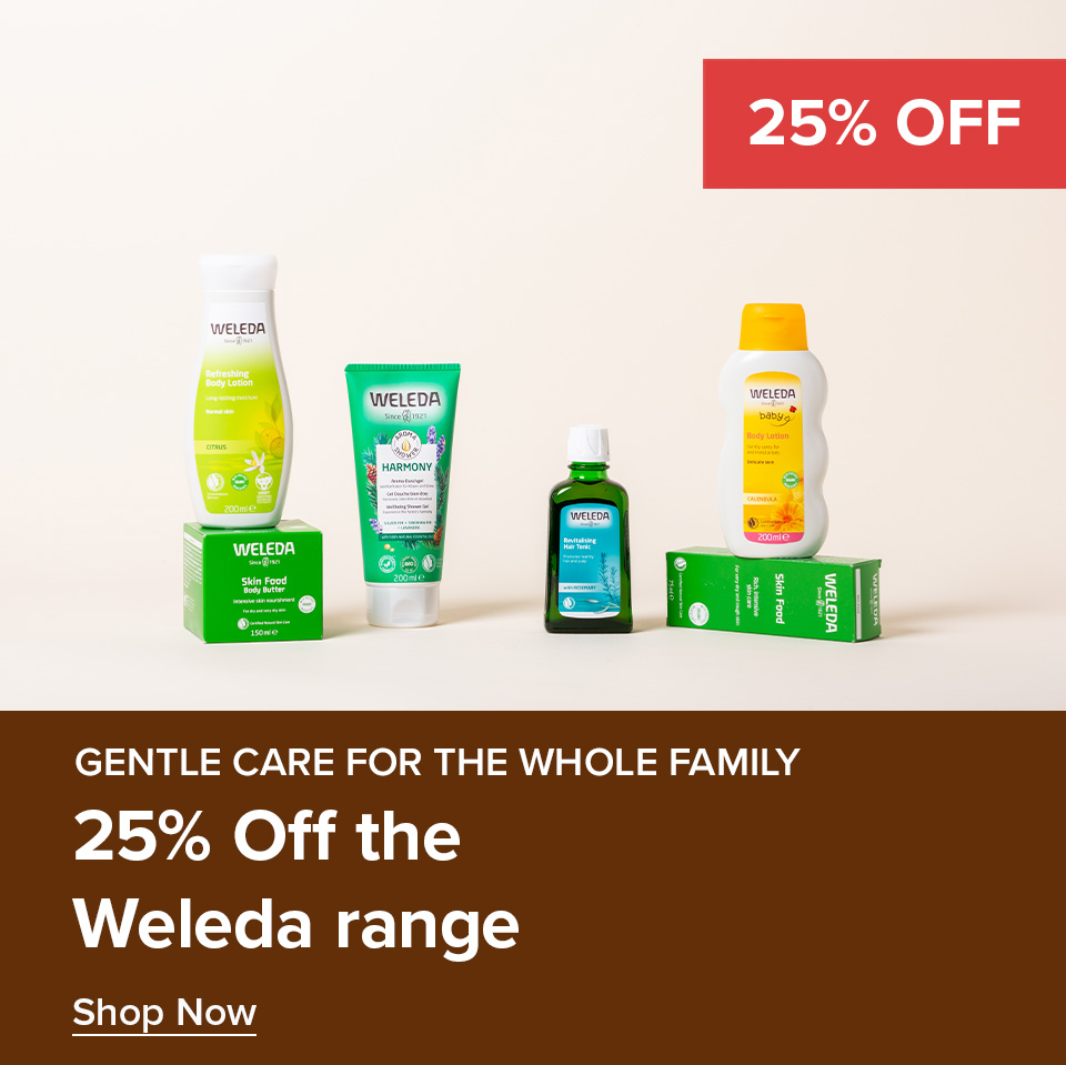 25% Off Weleda Range