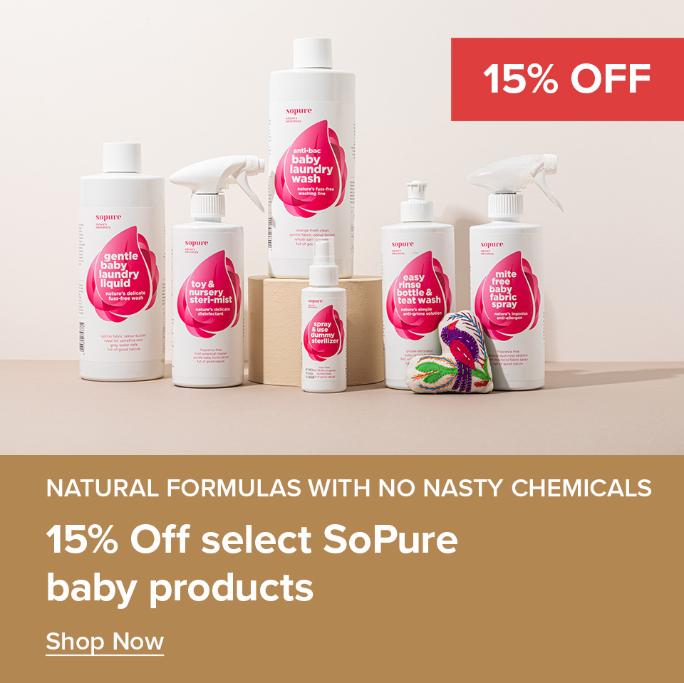 15% Off Select SoPure Baby Products