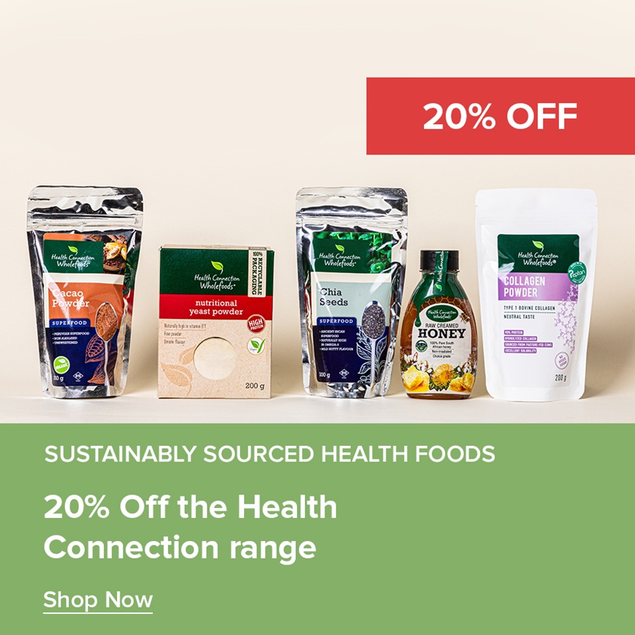 20% Off Health Connection Range