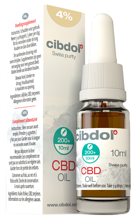 Cibdol CBD Oil NORMAL, 4% CBD (400mg)
