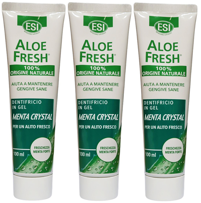 Refresh Toothpast Buy ESI Aloe Fresh Toothpaste Crystal Mint x 3 Online | Faithful to Nature