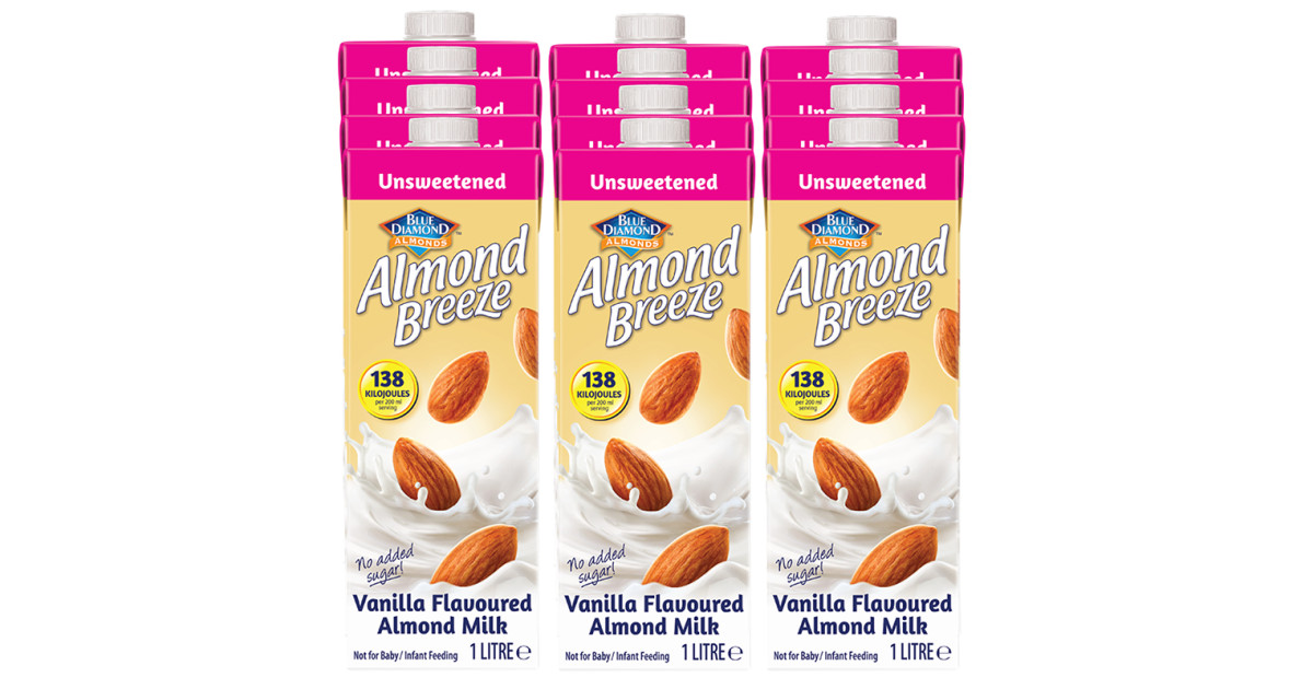 Buy Almond Breeze Unsweetened Vanilla Almond Milk x 12 Online
