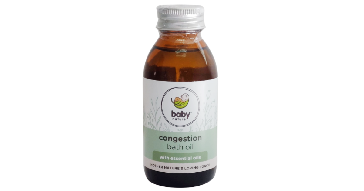 Buy BabyNature Congestion Bath Oil Online Faithful to Nature