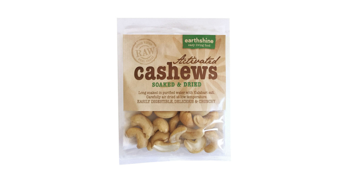 Buy Earthshine Activated Cashews Snack Pack Online | Faithful to Nature
