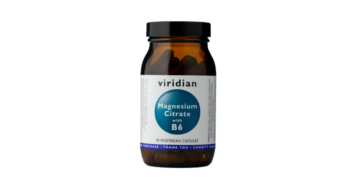 Buy Viridian Magnesium Citrate with B6, 90 Capsules Online Faithful