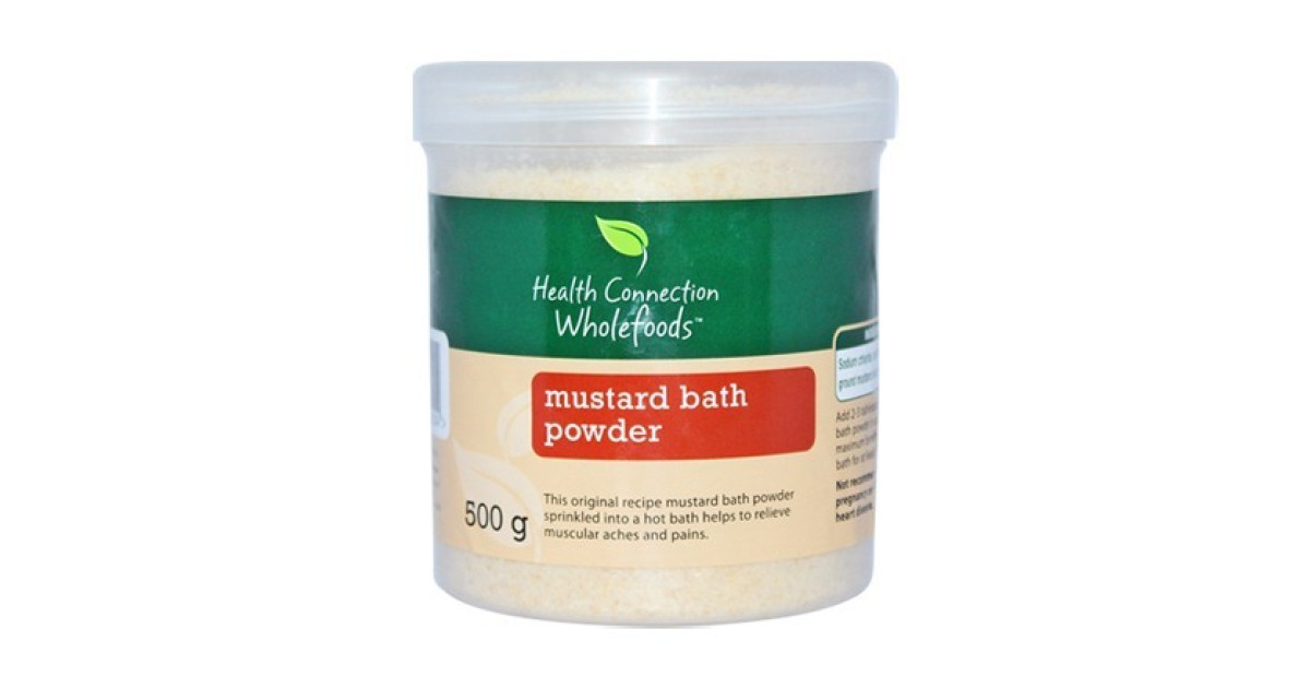 Buy Health Connection Mustard Bath Powder Online Faithful to Nature