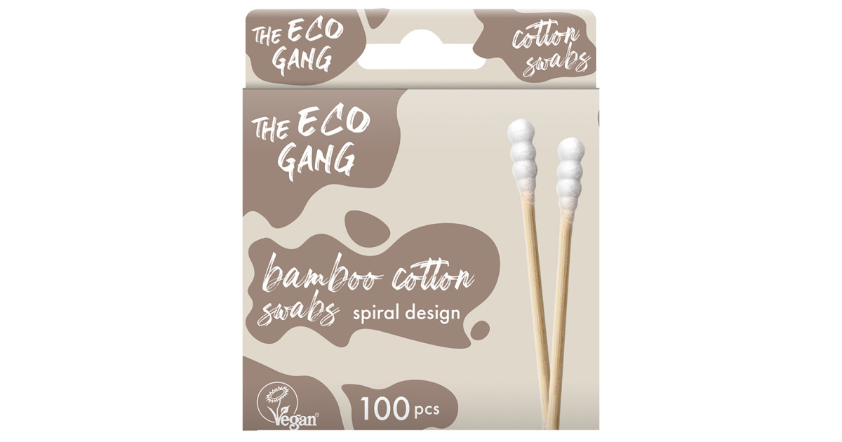 Buy The Eco Gang Bamboo Cotton Swabs White Spiral Online Faithful