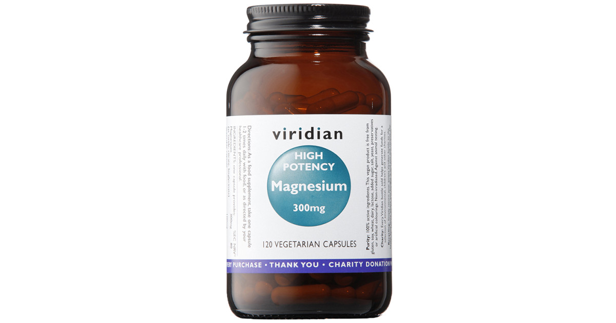 Buy Viridian HiPotency Magnesium 120's Online Faithful to Nature