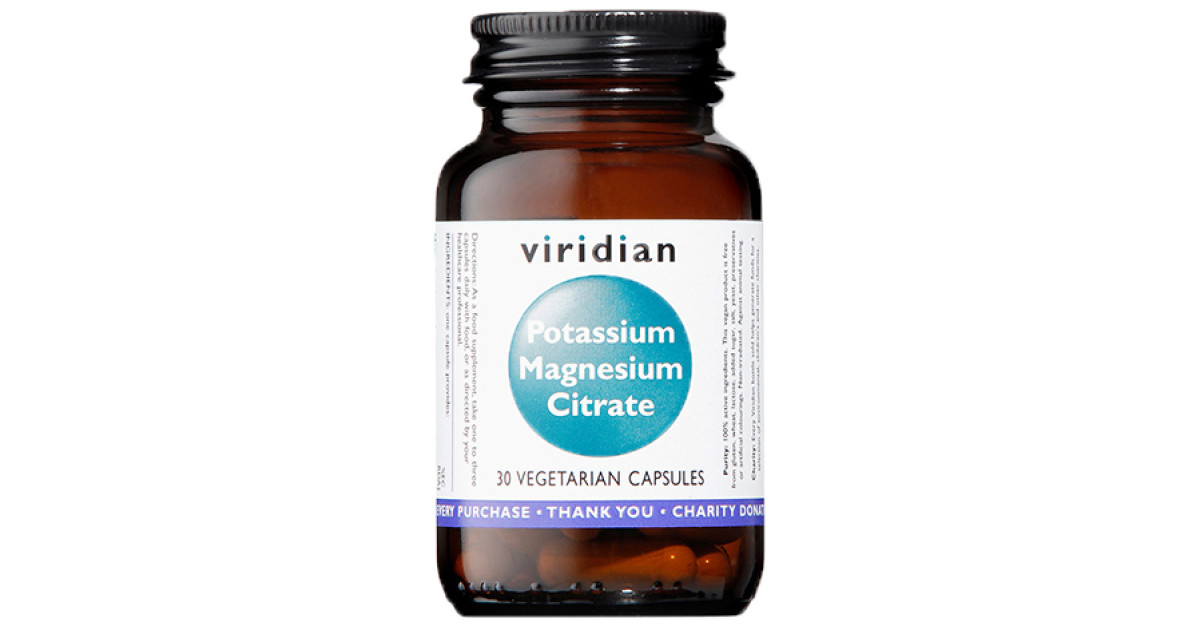 Buy Viridian Potassium & Magnesium Citrate 30's Online Faithful to Nature