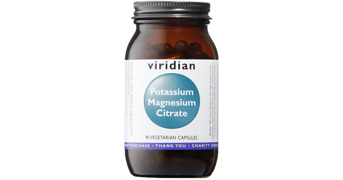 Buy Viridian Potassium & Magnesium Citrate 90's Online Faithful to Nature