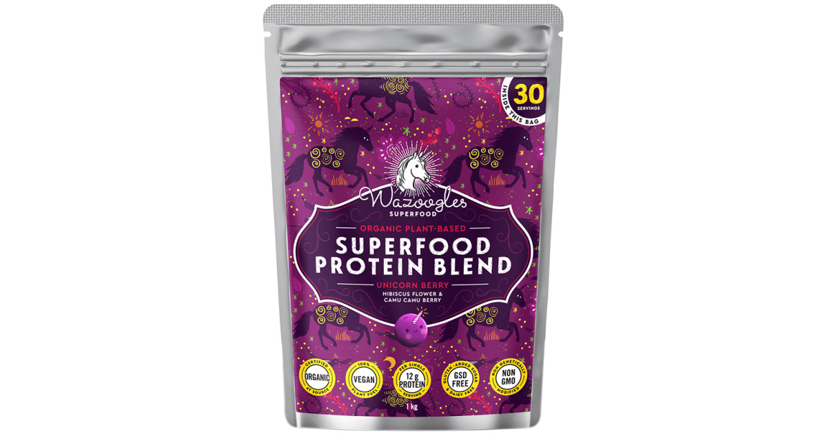 Buy Wazoogles Unicorn Berry Superfoods Protein Shake , 1kg Online