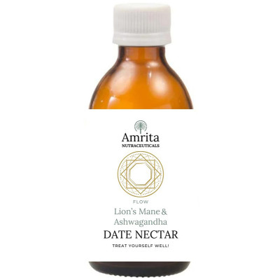 Amrita Flow Date Nectar - Lion's Mane & Ashwagandha 