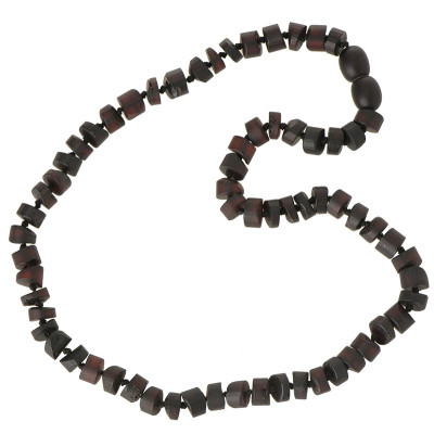 Baltic Amber Teething Necklace Tabletted Cherry in Gift Box