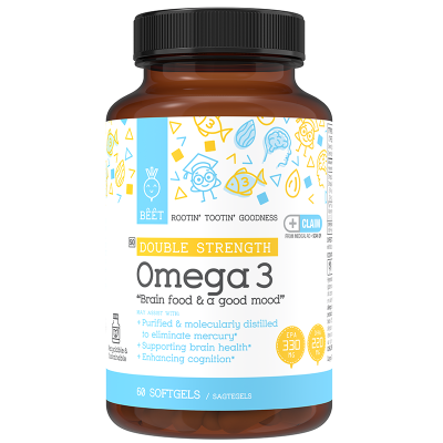 BEET Goodness Omega 3 Double Strength 60's