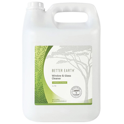 Better Earth Window & Glass Cleaner - Fresh Citrus - 5 Litre