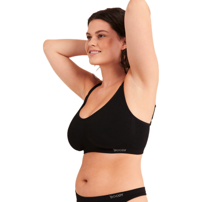 Boody Full Bust Wireless Bra - Black S