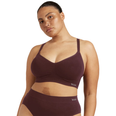 Boody Wireless Full Bust T-Shirt Bra-Mulberry