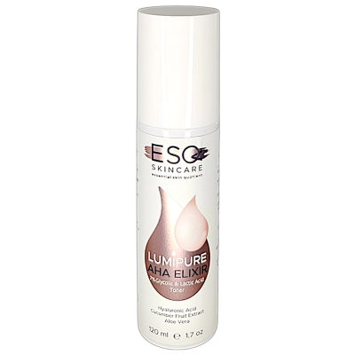 ESQ Skincare LumiPure - AHA Elixir: 7% Glycolic & Lactic Acid Toner