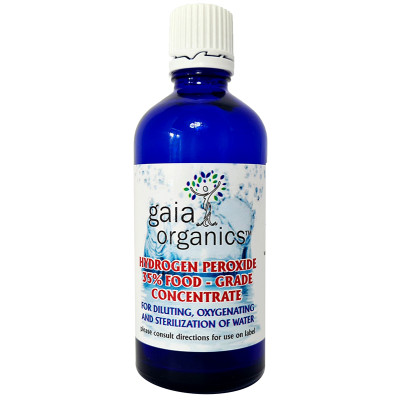 Gaia Organics Hydrogen Peroxide 35% Food Grade 75ml