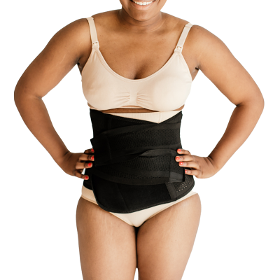 Maternity Mommy Belly Wrap Black - S