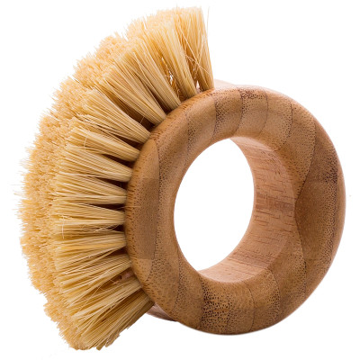 Natural Life Bamboo Scrubbing Brush with Sisal Bristles