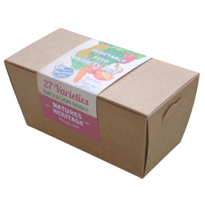 Natures Heritage 27 Variety Vegetable Seed Box