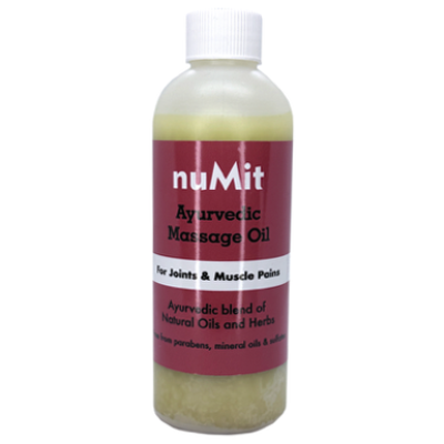nuMit Ayurvedic Massage Oil - Joints & Muscles Pains 200ml