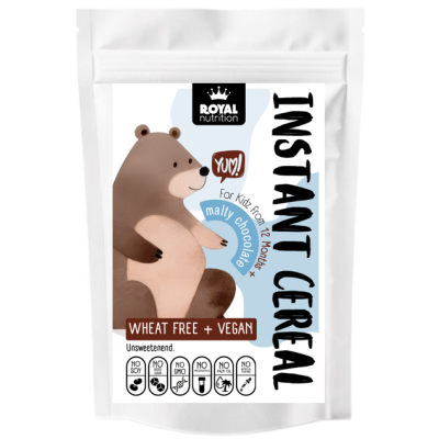 Royal Nutrition Kidz & Tots Wheat Free Malty Choc Cereal (Unsweetened)