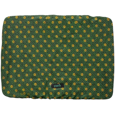 Greenie Food Cover Loose Rectangular Shweshwe - Green
