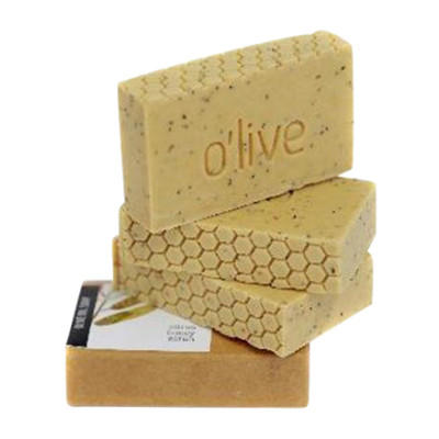 O’live Citrus & Raw Honey Scrub Soap