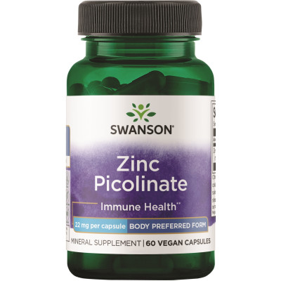 Swanson Zinc Picolinate - Body Preferred Form 22mg