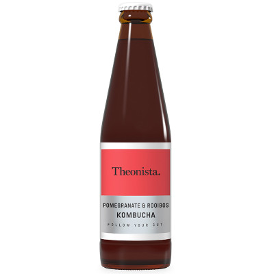 Theonista Rooibos & Pomegranate Kombucha, 330ml EXP 13/02