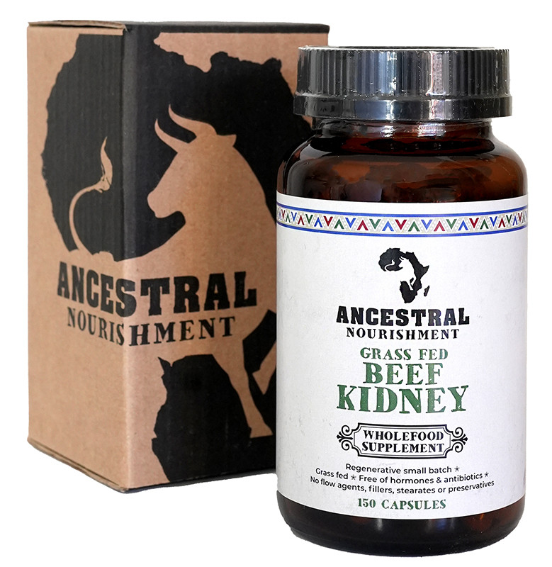 Buy Ancestral Nourishment GrassFed Beef Kidney Supplements Online
