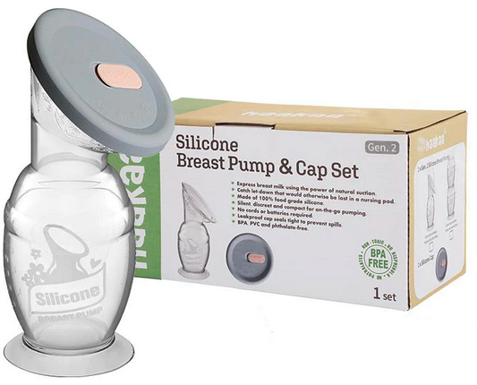 Haakaa Silicone Breast Pump with Suction Base - 150ml