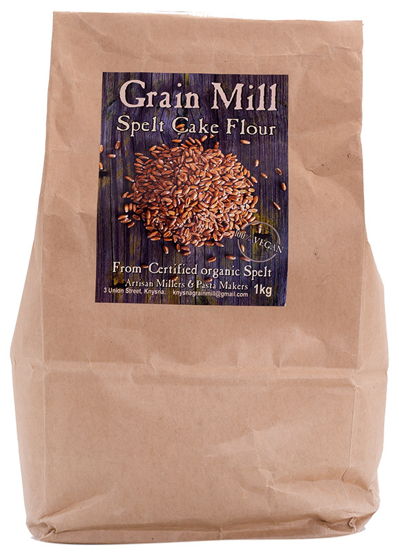 Buy Knysna Grain Mill Organic Spelt Cake Flour Online Faithful to Nature
