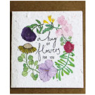Growing Paper A Hug of Flowers Mini Card