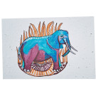 Growing Paper Greeting Card Elephant