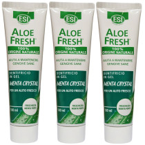 ESI Aloe Fresh Toothpaste Crystal Mint x 3